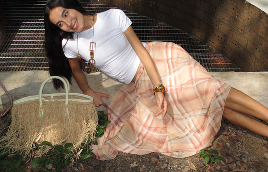 Sculptural Fashion Meets Natural Ease